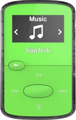 SanDisk Clip Jam MP3 speler 8 GB Groen