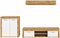 Furnilux Jam - Woonkamercombinatie - Praktische indeling - Wit eiken 35x255x159cm