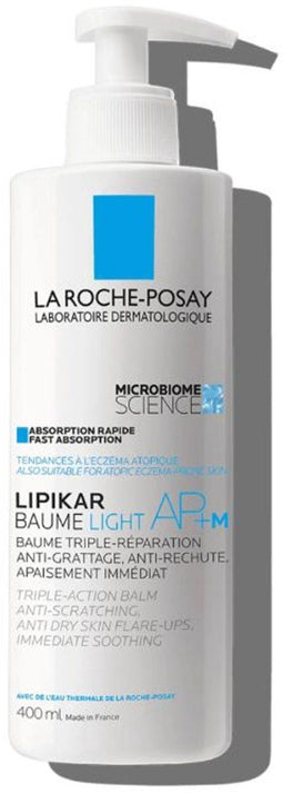 La Roche-Posay Lipikar Baume AP+M Lichte Crème - Balm - Voor droge jeukende huid - 400ml