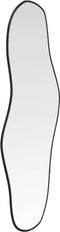 vidaXL - Wandspiegel - 60x25 - cm - zwart