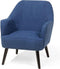 LOKEN - Fauteuil - Blauw - Polyester