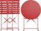 FIORI - Bistroset voor 2 - Rood - Staal