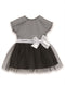 Corolle Ma Corolle Feestjurk Zilver Zwart