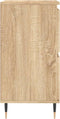 vidaXL - Dressoir - 60x35x70 - cm - bewerkt - hout - sonoma - eikenkleurig