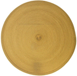 Atmosphera onderlegger Set van 4 - Mosterd - Gevlochten - Tafelonderlegger - Placemat