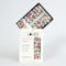 LAUED Nagelstickers - Nail Wraps - 16 Extreem Dunne Nagellak Stickers - Manicure Nail Art Folie - Florescence