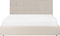 LORIENT - Bed met opbergruimte - Beige - 180 x 200 cm - Polyester