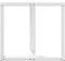 vidaXL - Eettafelpoten - 2 - st - T-vormig - 70x35x(72-73) - cm - staal - wit