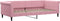 vidaXL - Slaapbank - 90x200 - cm - fluweel - roze
