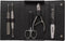 Excellent-Solingen Excellent Solingen Manicure Etui - 5-Delig - Zwart Lederen Etui - Voor Perfecte Nagelverzorging