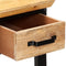 vidaXL - Schrijftafel - 110x50x76 - cm - massief - mangohout
