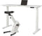 Ergonomisch elektrische verstelbaar zit/sta bureau Teez breed 140CM diep 80CM bladkleur Beuken framekleur Aluminium (RAL9006)