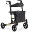 Lichtgewicht Rollator Dubbel Opvouwbaar - Champagne