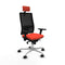 Bureaustoel Piqueras y Crespo 3D086N2 Donker oranje