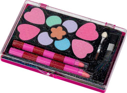 Klein Toys Princess Coralie - Cosmetica set - Oogschaduw blush lippenstift - Zwart Roze