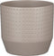 Mica Decorations Nola Bloempot - 17x17x16 cm - Keramiek - Taupe