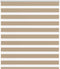 vidaXL - Zebra - Blind - 130x100 - cm - stofbreedte - 125,9 - cm - polyester - zandbruin