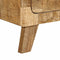 vidaXL - Nachtkastje - 2 - st - 40x32x46 - cm - massief - hout - ruw - mangohout