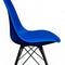 Kick kuipstoel Metal Luuk - Eetkamerstoel - Comfortabele zitting - Donkerblauw