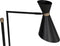 MELAWI - Vloerlamp - Zwart - Ijzer
