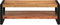 vidaXL - Salontafel - 120x55x40 - cm - massief - acaciahout
