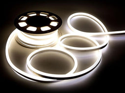 VT-555P SMD DAG WIT 4500K LED Neon Flex 10 meter roll - 24V 8W p/m IP65 320 lm per meter 9x16.5mm