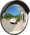 vidaXL - Verkeersspiegel - voor - buiten - convex - Ø60 - cm - polycarbonaat - zwart