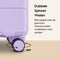 SKYCASES Urban Adventurer - Grote Reiskoffer - 110L - Cijferslot - 49x30x75cm - Paars