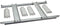 Fibox DRS ARCA 403015 Montageframe 2 rijen Staal Grijs (l x b) 400 mm x 300 mm 1 stuk(s)
