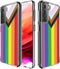 imoshion Hoesje Geschikt voor Samsung Galaxy S21 FE Hoesje Siliconen - imoshion Design hoesje - Meerkleurig / Rainbow Flag
