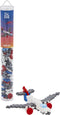 Plus-Plus Tube Vliegtuig - Bouwset 100 delig - Creatief constructiespeelgoed - Blauw (100 stuks)