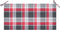 vidaXL - Tuinbankkussen - 100x50x3 - cm - oxford - stof - ruitpatroon - rood