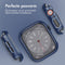 imoshion Screenprotector - Geschikt voor Apple Watch Series 4 / 5 / 6 / SE - 40mm - Full Cover Hard Case / Beschermend Hoesje - Donkerblauw