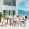 Set van 2 pp tuinstoelen - 50 x 55 x 85,5 cm