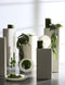 Light&living Deco box+deksel Ø19x11,5 cm KELIMUTU groen+wit