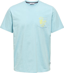 Only & Sons - Heren T-shirt - Maat XS - Ink