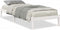 vidaXL - Bedframe - extra - lang - zonder - matras - grenenhout - wit - 80x220 - cm