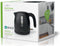 Nedis KAWK300EBK - Waterkoker 1L 2200W - Snoerloos 360° draaibaar - Matzwart