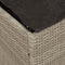 vidaXL - Kussenbox - Lichtgrijs - 50x50x50 - cm - Poly - Rattan