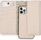Selencia Hoesje Geschikt voor iPhone 12 Pro / 12 Hoesje Met Pasjeshouder - Selencia Tierra Uitneembare Slang Clutch - Wit