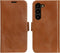 Dbramante1928 Galaxy S23 - Wallet Case - Handgemaakt volnerf leder - Bruin