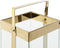 Straatlantaarn DKD Home Decor Kristal Gouden Metaal 18 x 18 x 35 cm