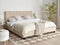 ROCHELLE - Tweepersoonsbed - Beige - 180 x 200 cm - Polyester