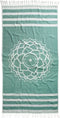 Seahorse Crown - Hamamdoek - 90 x 180 cm - Green