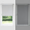 vidaXL - Rolgordijn - verduisterend - 150x175 - cm - stofbreedte - 146,6 - cm - wit