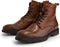 DenBroeck Foundry St. - Hoge heren veterschoenen - Gevoerde boots - Cognac Bruin Leer