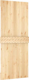 vidaXL - Schuifdeur - met - beslag - 85x210 - cm - massief - grenenhout