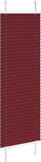 vidaXL - Plissé - rolgordijn - 45x100 - cm - stofbreedte - 44,4 - cm - bordeauxrood