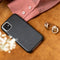 Selencia Hoesje Geschikt voor iPhone 13 Hoesje - Selencia Gaia Slang Backcover - Zwart