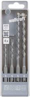 Wolfcraft 8456000 Carbide Hamerboorset 4-delig 5 mm, 6 mm, 6 mm, 8 mm SDS-Plus 1 set(s)